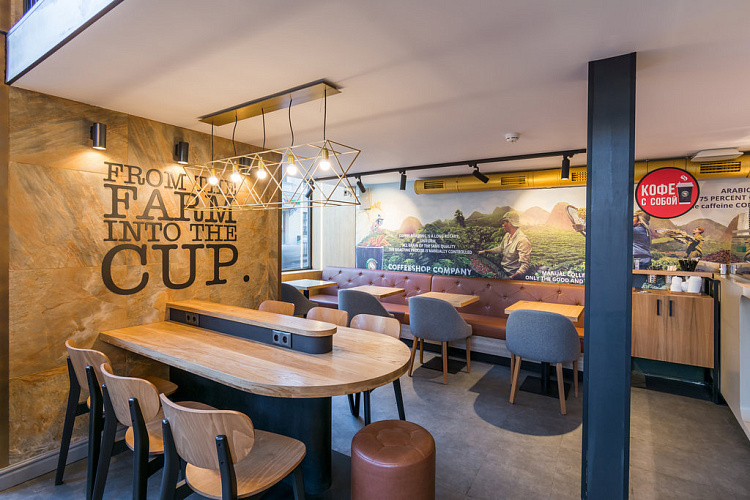 Coffeeshop Company, сеть венских кофеен - освещение рис.2